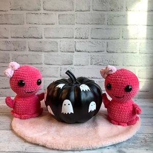 CANDY CORN LANE Pumpkin With Ghost Motif